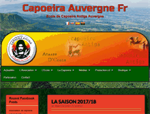 Tablet Screenshot of capoeira-auvergne.com